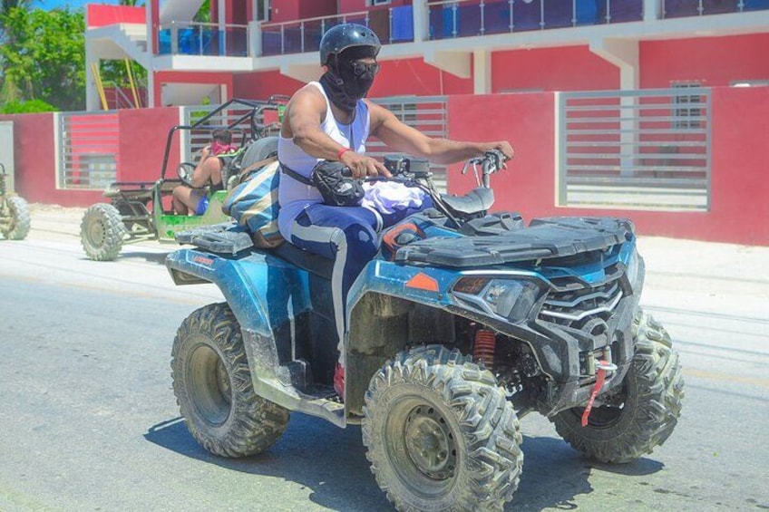 Small group ATV Adventure to Water Cave and Macao Beach 3