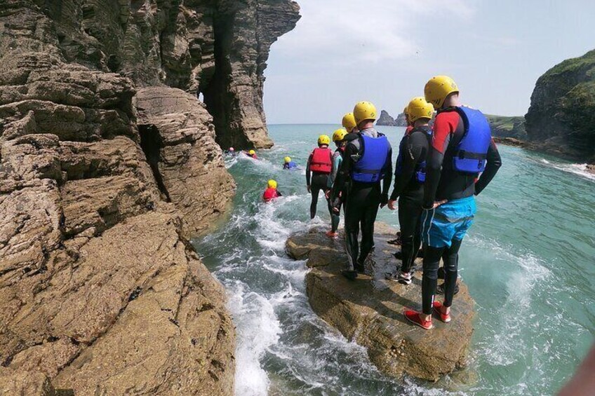 2-Hour Coasteering Adventure Near Bude