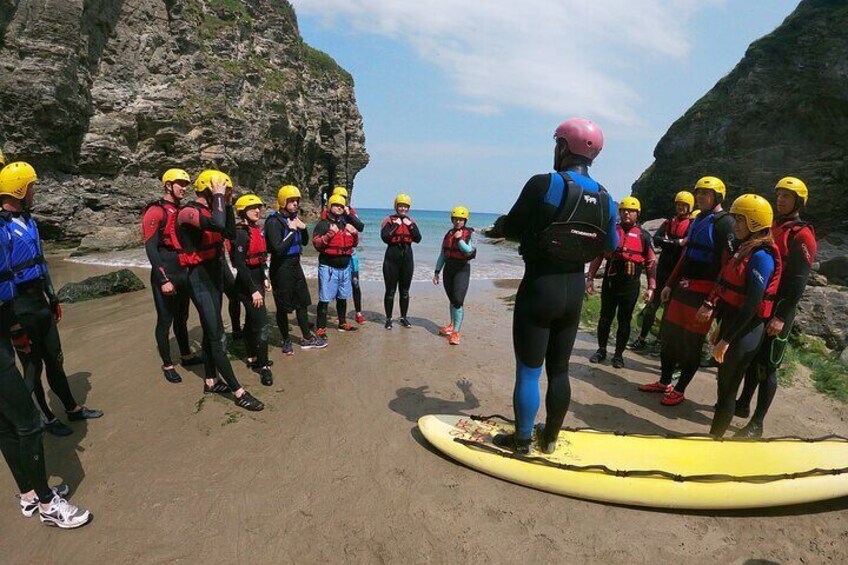 2-Hour Coasteering Adventure Near Bude