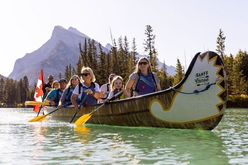 River Explorer | Big Canoe Tour in Banff National Park 2