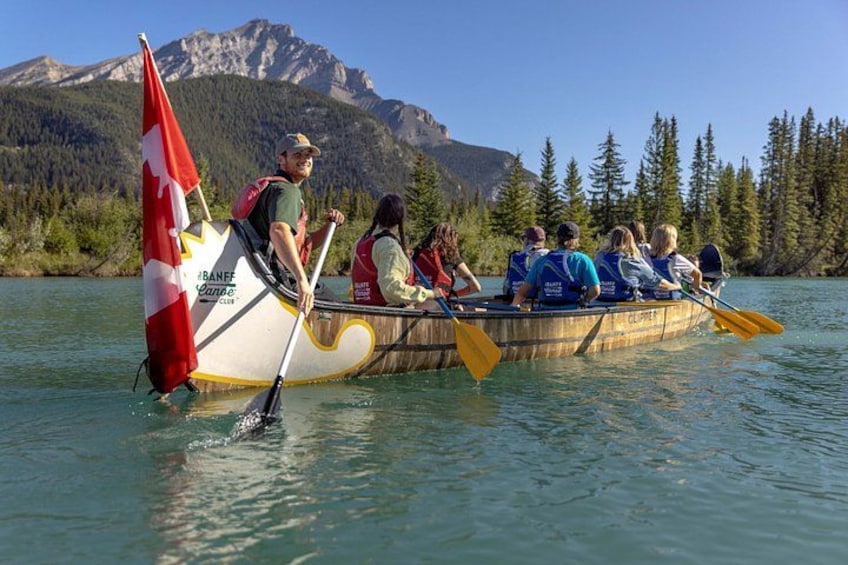 River Explorer | Big Canoe Tour in Banff National Park 1