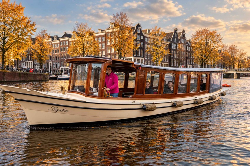 Picture 2 for Activity Amsterdam: 90 min Cruise with Local Guide & Dutch Snacks 2