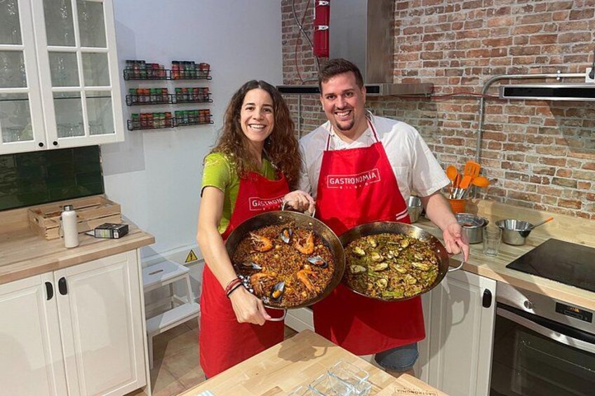 Paella and Burnt Basque Cheesecake Cooking Class in Bilbao 5