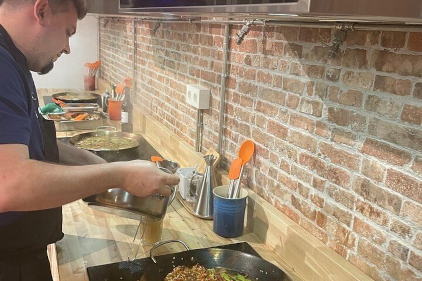 Paella and Burnt Basque Cheesecake Cooking Class in Bilbao 2