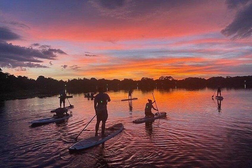 Sunsets over Lake Ivanhoe in Orlando and gorgeous! Choose the Sunset Option to view the sunset. 3