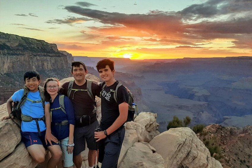 Ooh-Aah Overlook at sunset 2