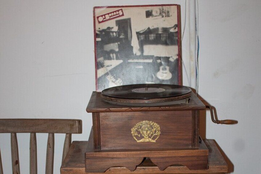 old record player