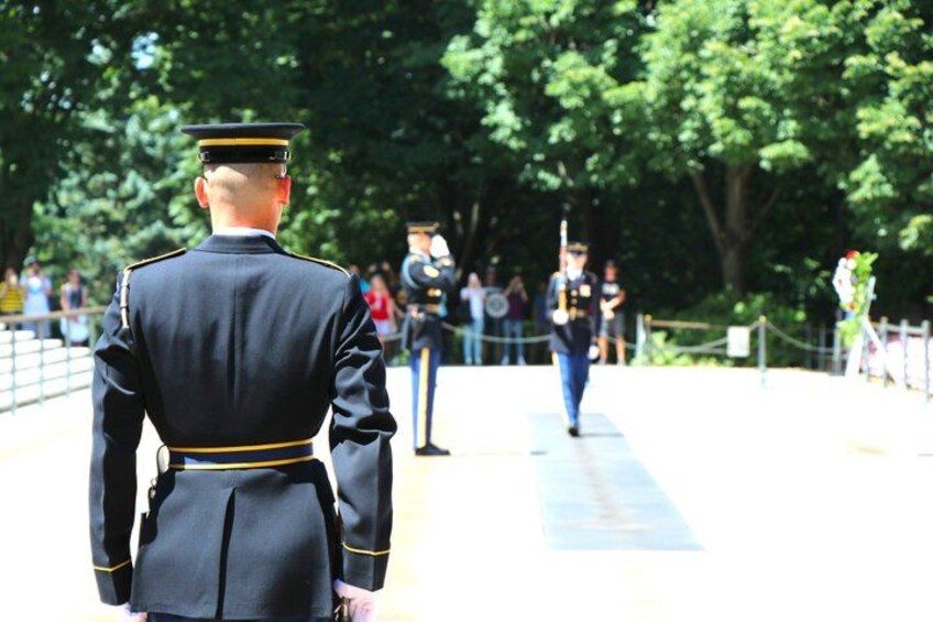 Arlington Cemetery: Changing of Guard & John F. Kennedy Gravesite 1
