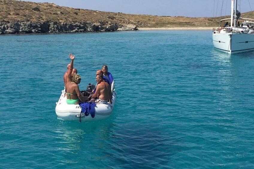 5 Hours Sailing Trip to Mykonos Famous Beaches with Lunch 2