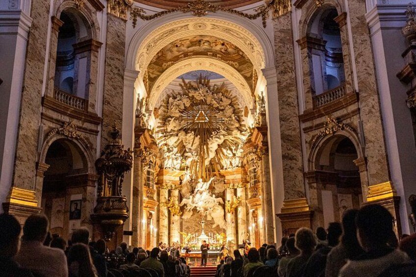 Classical concert Vivaldi 4 seasons in Karlskirche Vienna 2
