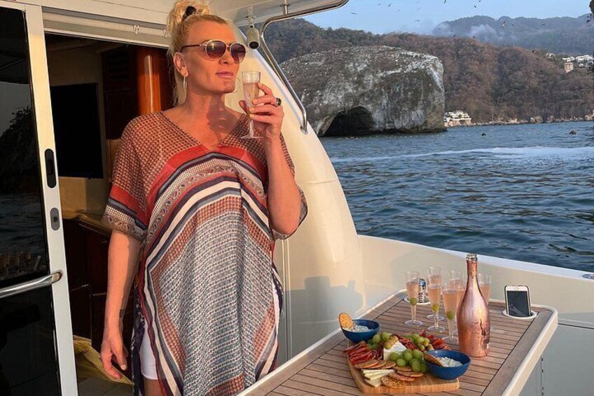 Puerto Vallarta: Private Luxury Yacht Sunset Cruise with Open Bar 5