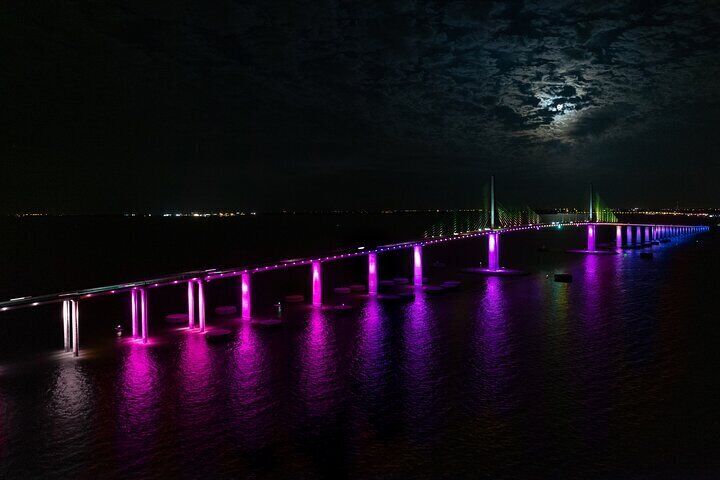 Island Sunset and Skyway Light Show - 3hr Boat Cruise in St. Pete
