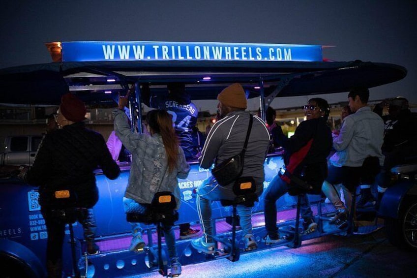 Explore Houston’s Hip Hop Culture on a 100% Motorized Party Bike 2