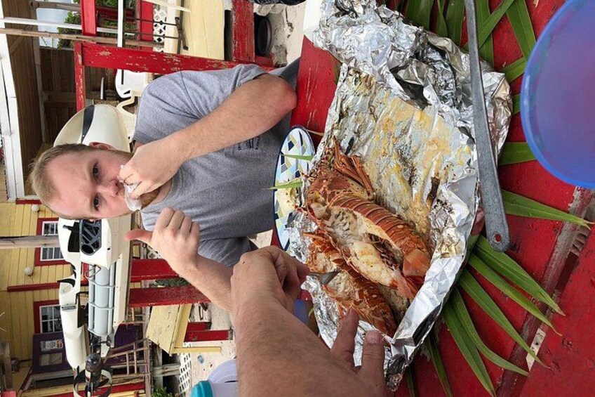 Enjoying our beach barbecue. Book our Full Day private tour to enjoy this meal. 3