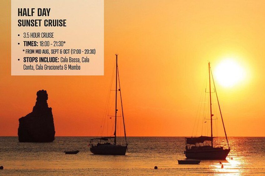 Ibiza Sunset or Afternoon Cruise 5