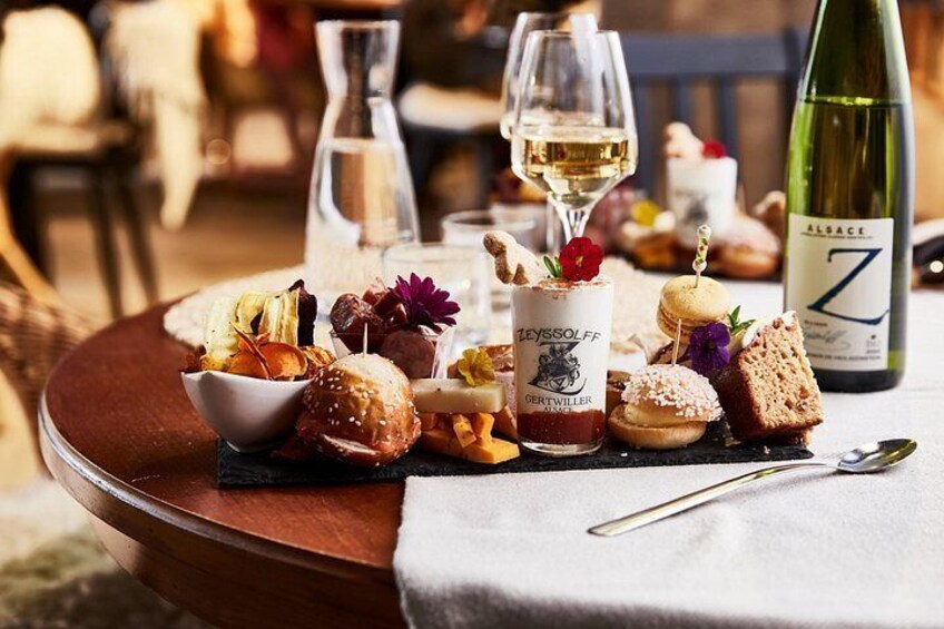 Immersive cellar tour-tasting and Alsatian tea time 1