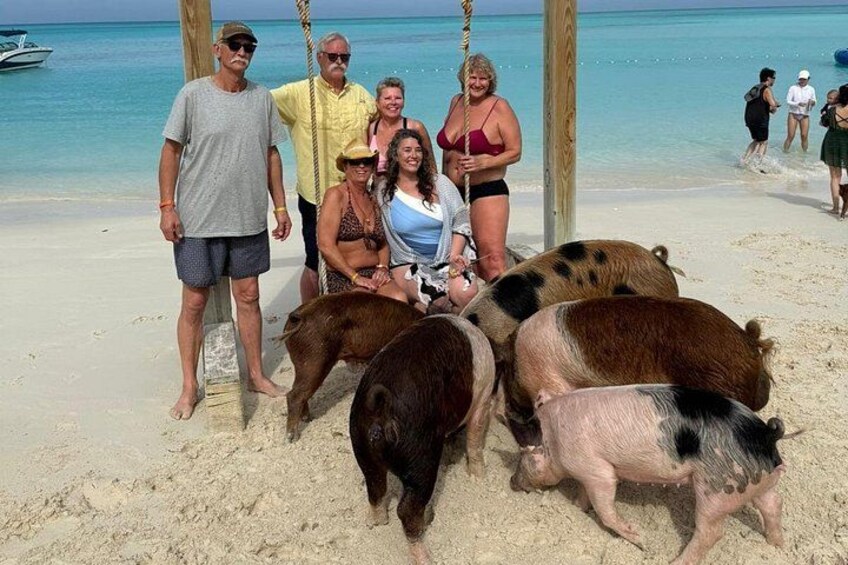 Rose Island Swimming with the Pigs Lunch and Private Beach 1