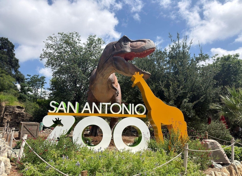 Picture 1 for Activity San Antonio: Zoo Entry & Zoorassic Park Dinosaur Experience 2