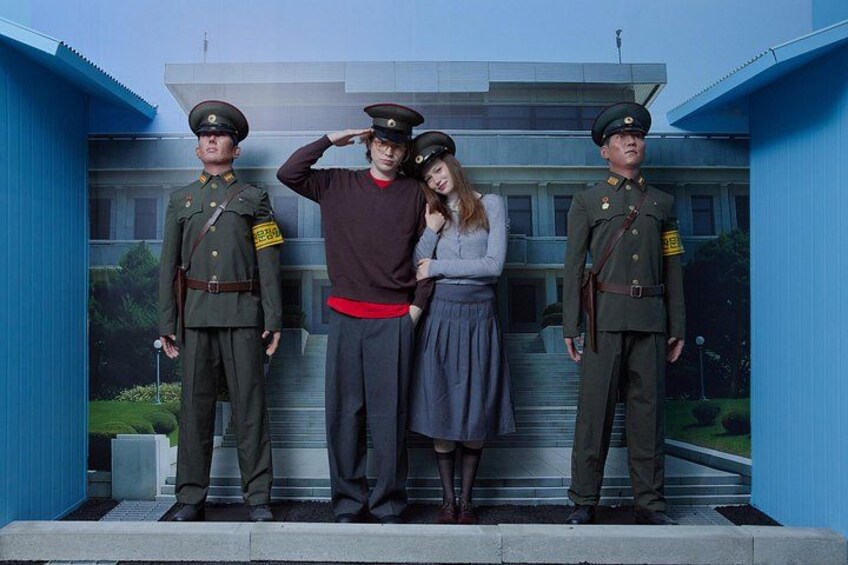 At JSA with North Korean Soldiers 2