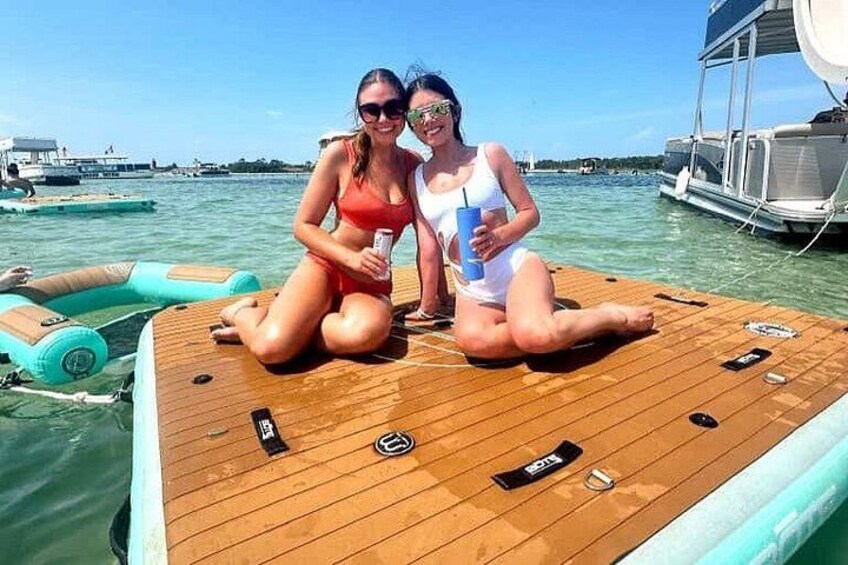 Private Chartered Pontoon Boat Up to 16 Guests with Restroom 5
