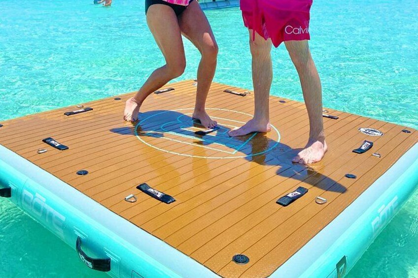 Destin Private Chartered Slide Pontoon Boat Up to 6 Guests 3