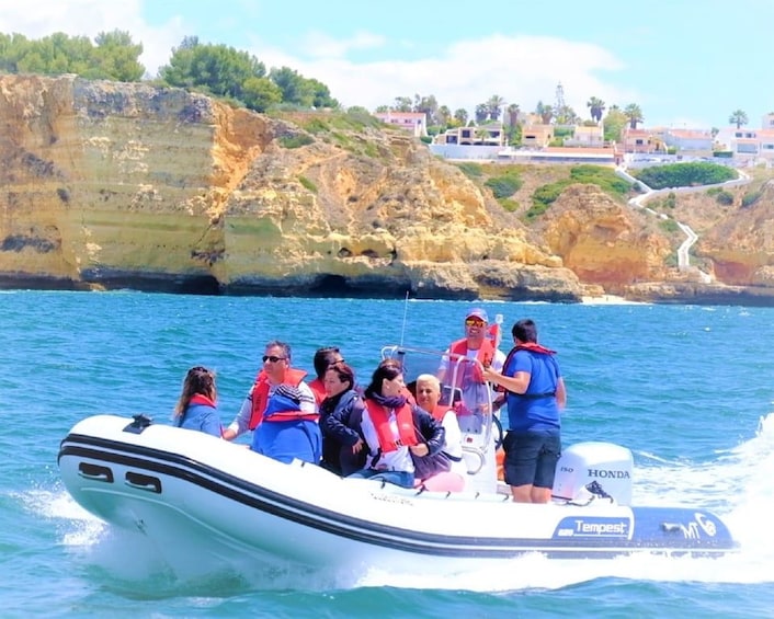 Picture 8 for Activity From Portimão: Private Boat to Benagil Cave / Marinha Beach 2