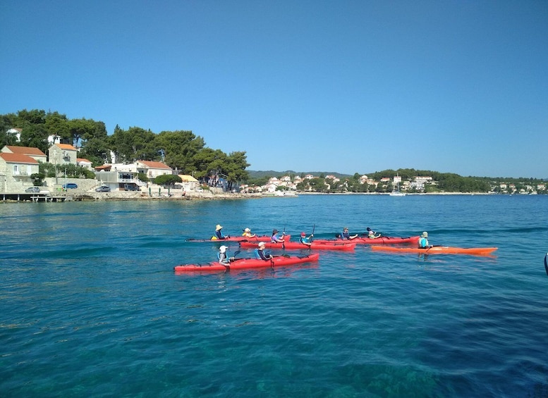 Picture 4 for Activity Lumbarda: Half-Day Kayaking and History with Wine delight 2