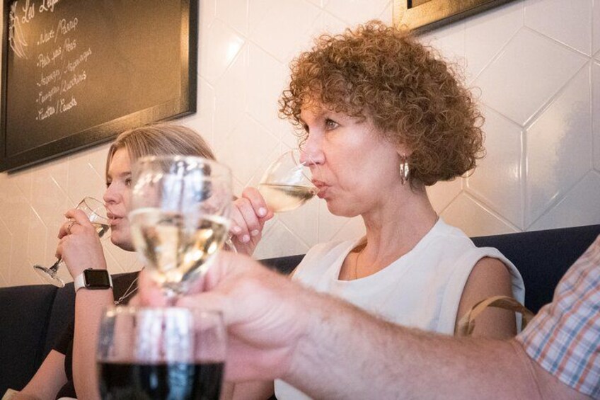 Wine, cheese and cured meat tasting at a local authentic restaurant, off the touristic roads of Montmartre 2