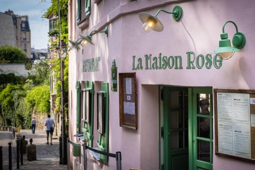 Pass by la Maison Rose, featured in Emily in Paris 4