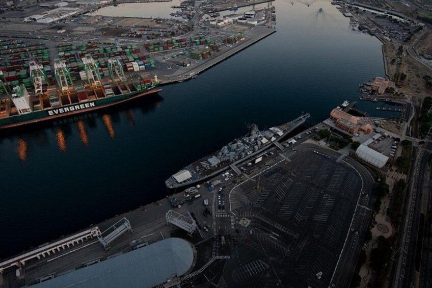 Battleship USS Iowa and the Port 3