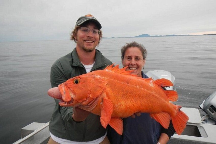 Yellow-eye Rockfish caught bottom fishing in Ketchikan 3