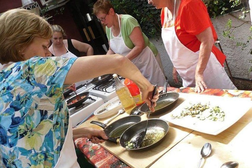 COOKING CLASS in Taormina at Chef Massimo HOUSE!! 5