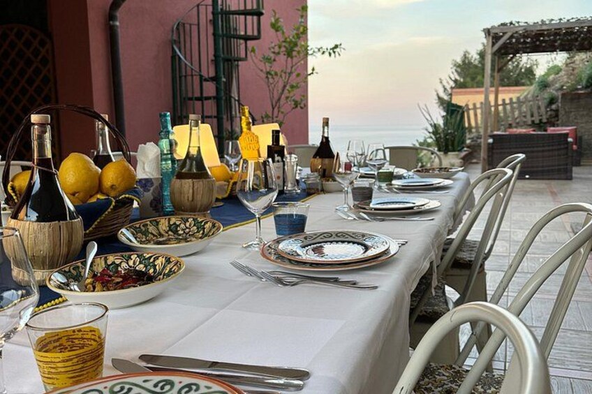 COOKING CLASS in Taormina at Chef Massimo HOUSE!! 4