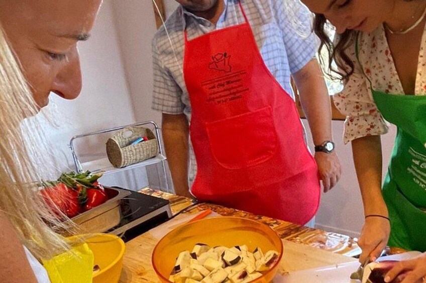 COOKING CLASS in Taormina at Chef Massimo HOUSE!! 3