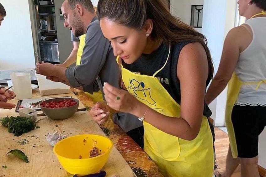 COOKING CLASS in Taormina at Chef Massimo HOUSE!! 4