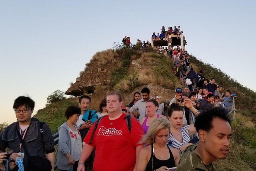 Everyone up and early for sunrise 2
