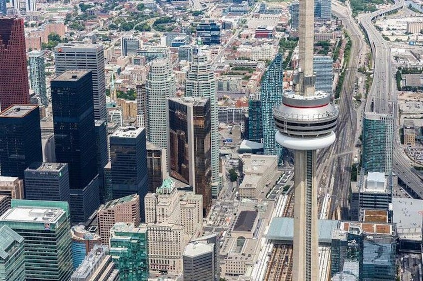 Heli Tour view of downtown Toronto 3