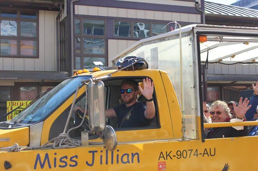 Captain Sheldon on the Miss Jillian 4