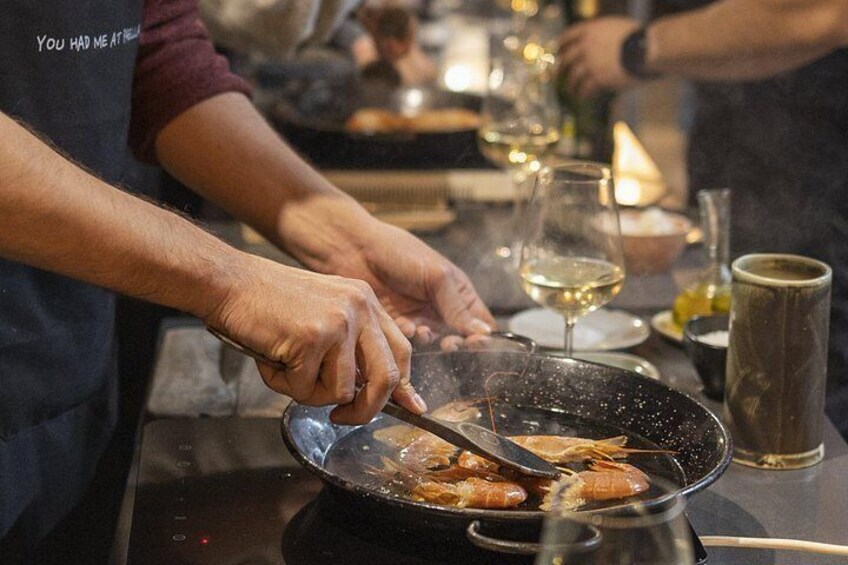 Paella Cooking Class with Professional Chef: Four Course Dinner 4