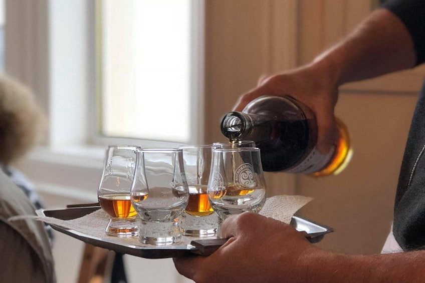A breakfast dram at Bowmore House 2