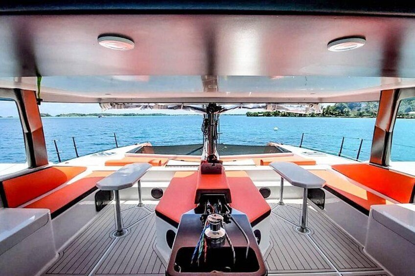 LUXURY PRIVATE Catamaran Bora Bora : Half-Day Trip 2