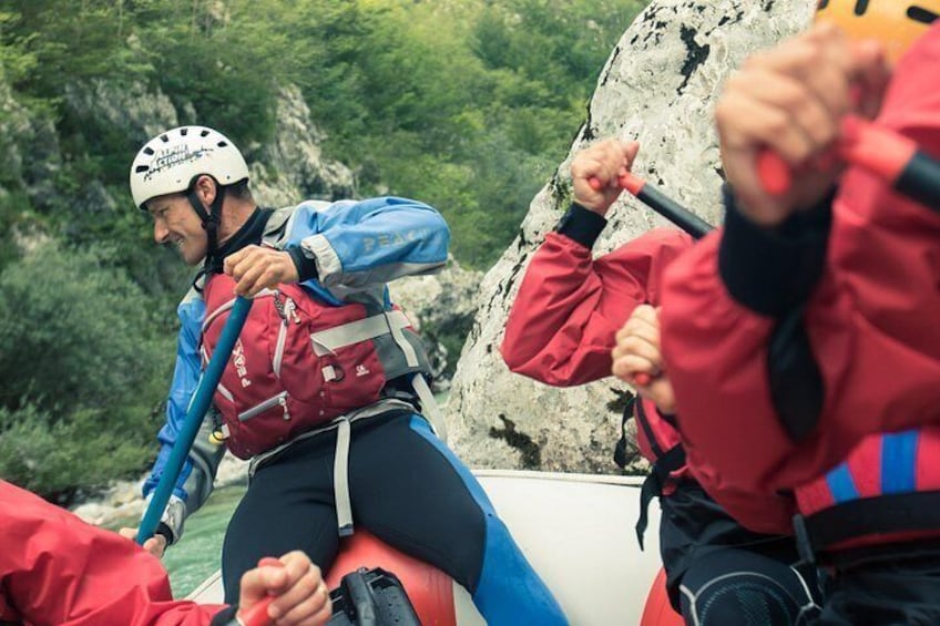 Optional activity - best rafting in Slovenia on Soca river. 2