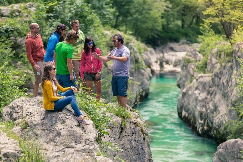 One of many stops and short hikes by amazing Soca river. 3