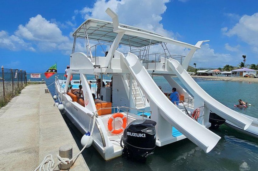 Private Half Day with Waterslide Boat 1