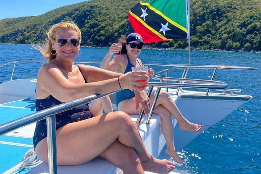 Private Half Day with Waterslide Boat 4