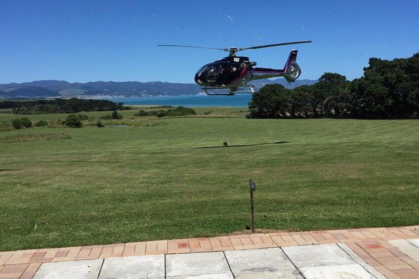 Wharekauhau Heli-lunch with Wellington Helicopters 2