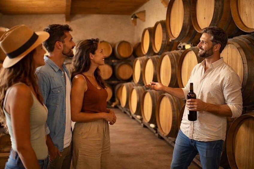 Olbia: Private Tuk-Tuk Tour + Winery Tasting + Pickup 5