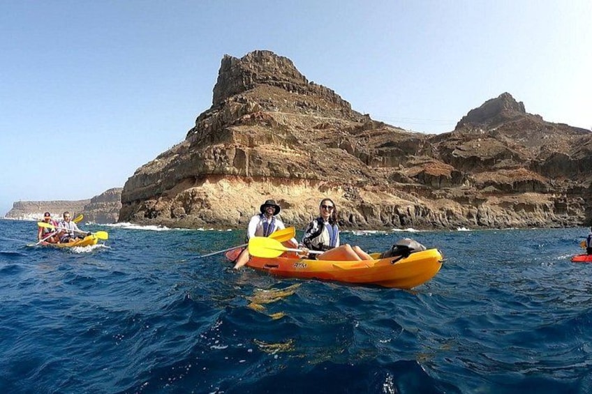 Kayaking Adventure Route with Snorkeling in Mogan Caves 5