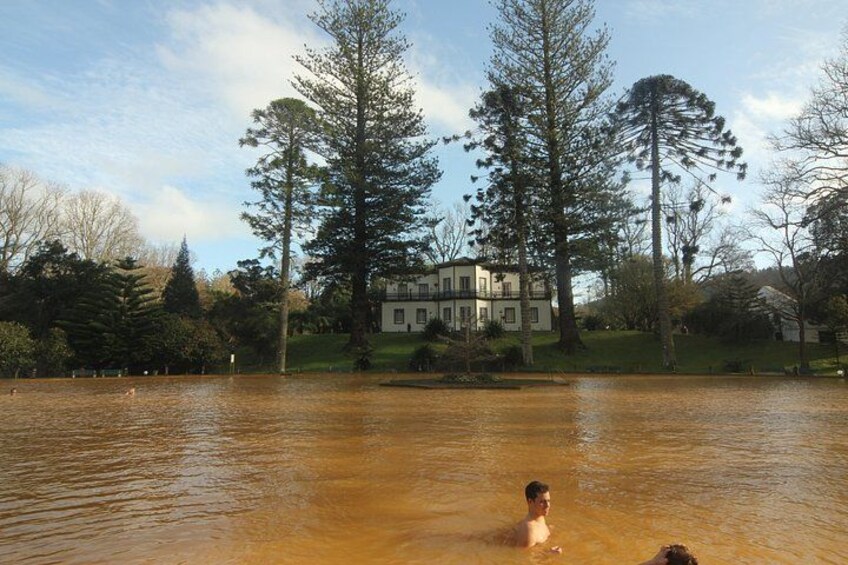 Try hot springs in Terra Nostra pool 2