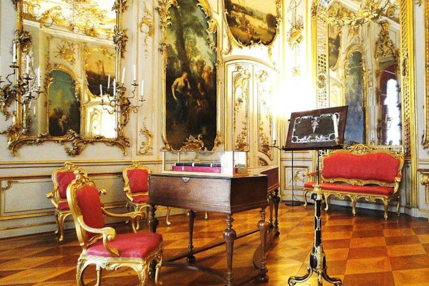 Inside view of Sanssouci Palace 4